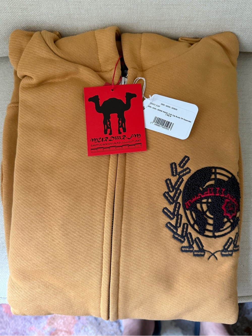 MURD333R.FM Peacemaker 2 Hoodie Clay M NWT Murder FM